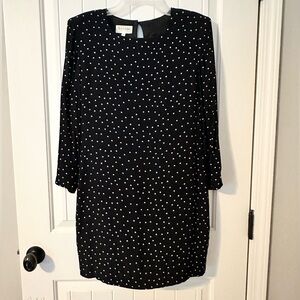 Vintage Elizabeth Wayman black and gold dress women’s size 6